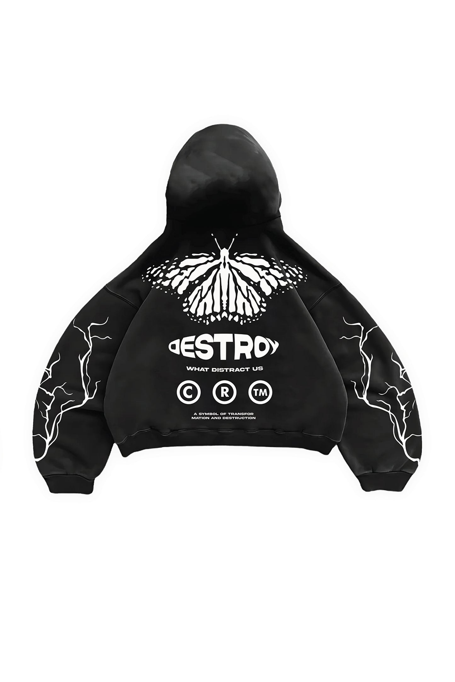 Destroy What Distract Us Designed Oversized Hoodie