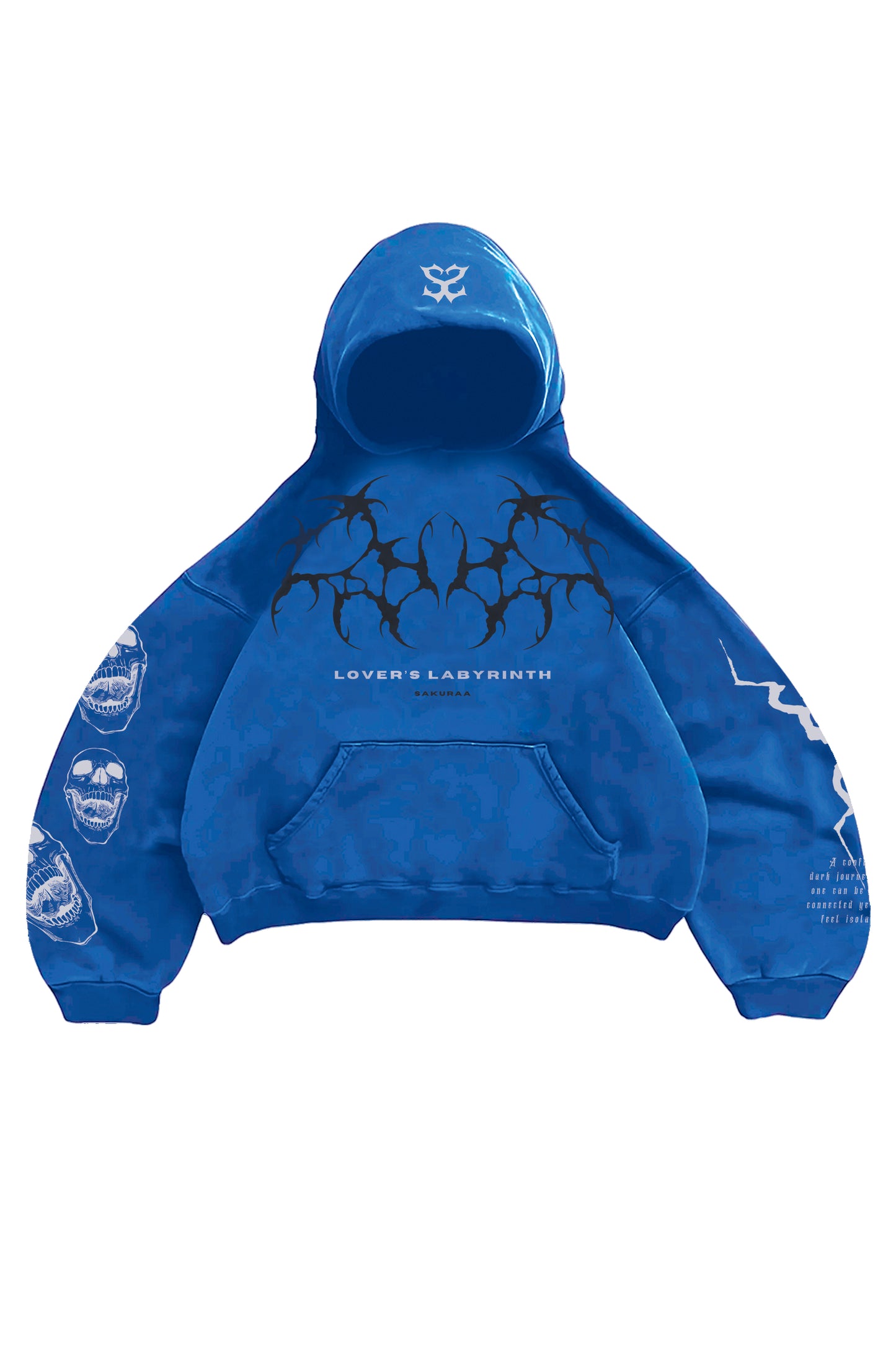 Lover's Labyrinth Designed Oversized Hoodie