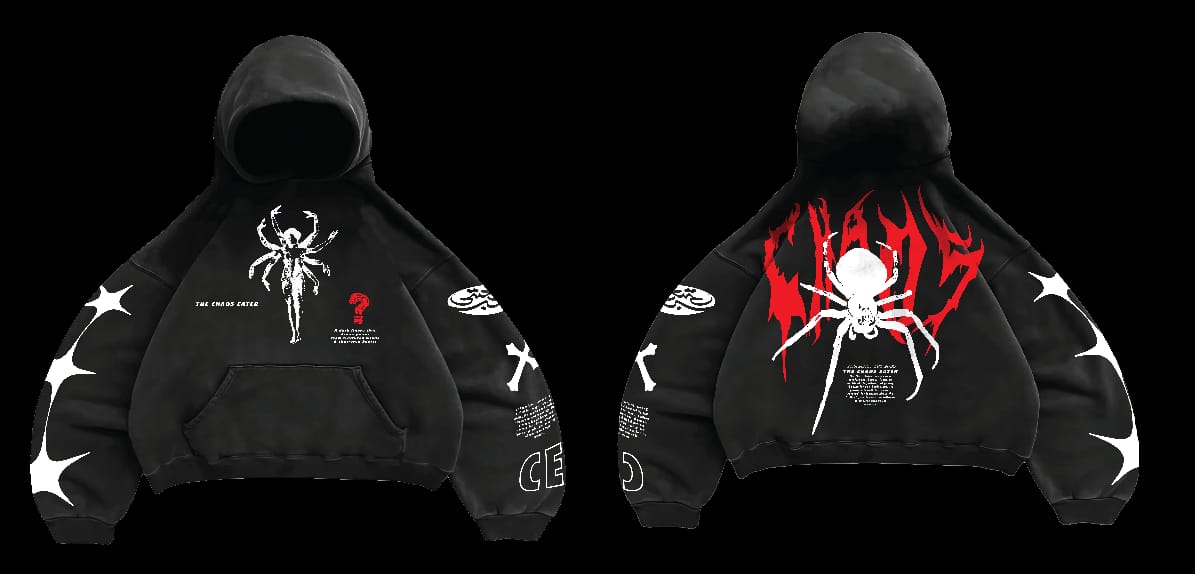 The Chaos Eater Designed Oversized Hoodie