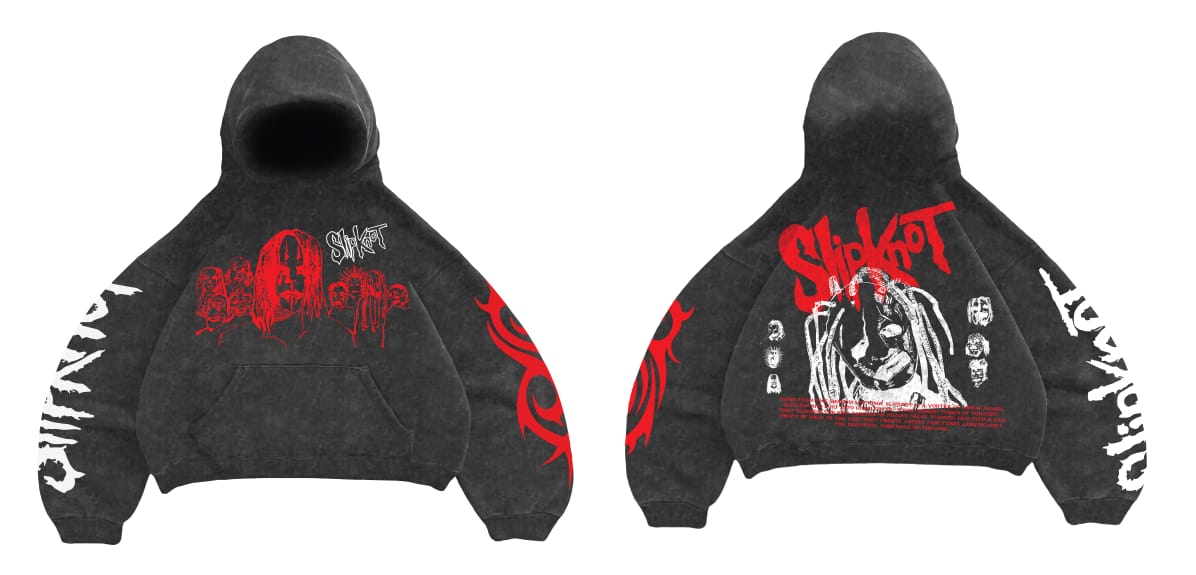 Slipknot Designed Oversized Hoodie